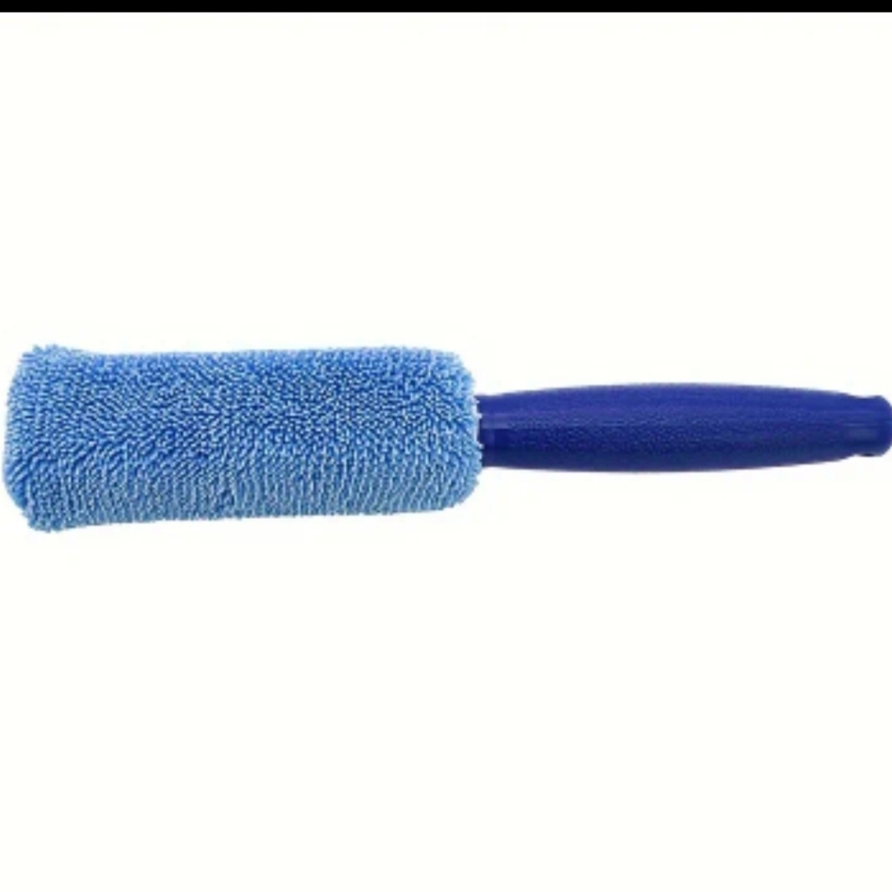 Blue Microfiber Cleaning Brush
